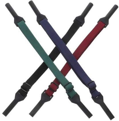 OKUMEYR 4stücke Halteband Für Brillen Brillenriemen Sicherheitsbrillenband Verstellbares Elastisches Design Strapazierfähiges Weiches Material Langes Design Einfach Zu Verwenden