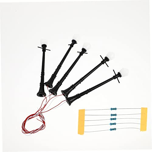 Angoily Lampione Modello Led Per Tavolo Da Sabbia Mini Decorazione Paesaggistica Modello Layout Scena Ornamentale Resistore Incluso