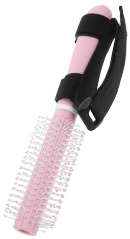 Vaguelly Senioren Haarstyling Kamm mit Rolle Ergonomisch Nylon Haarkamm zur Kopfhautpflege Alltagshilfe