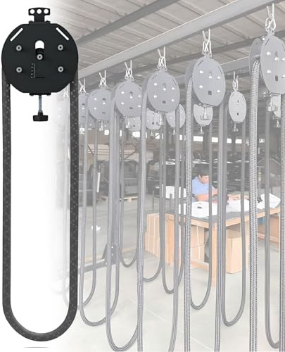 Cable Machine Pulley System Endless Rope Trainer Adjustable Wear-resistant Rope Full-Body Trainer for All Fitness Levels Muscle Endurance Upper Body