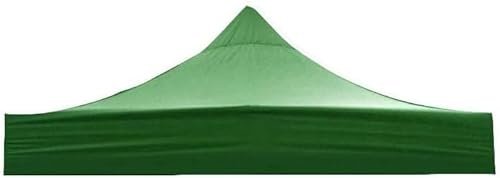 Tenda Parasole Impermeabile Telo Superiore Gazebo da Esterno Tetto Sostituibile Tessuto Oxford UV Protect Copertura Sostituzione delle Coperture per Gazebo, 3x3m Green