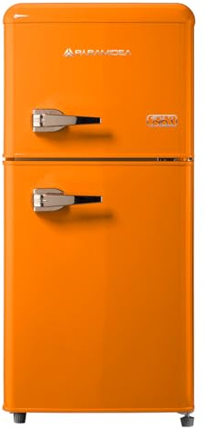 PYRAMIDEA Frigo Retrò 100 litri lordi Color Arancione MAMBO105O