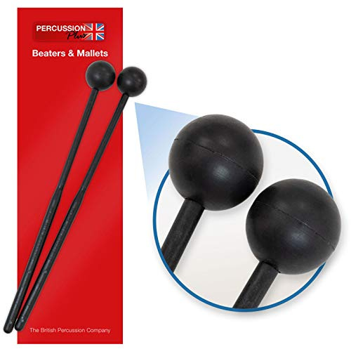Percussion Plus Schlägel aus weichem Gummi für Slit Drums, Paar