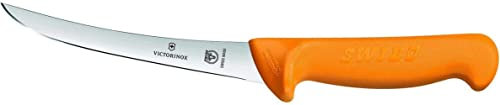 Victorinox, coltello disossatore da cucina Swibo, lama flessibile normale da 13 cm, giallo
