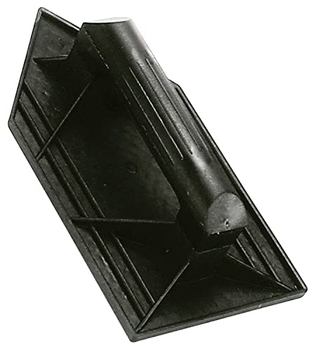 Maurer 2300570 Reibebrett aus Kunststoff, rund, 26 x 14 cm, Schwarz