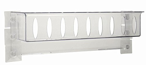 HUBERT Refrigerator Cooler Door Beverage Rack Clear Polycarbonate - 18 1/4 L x 4 1/2 W x 6 H