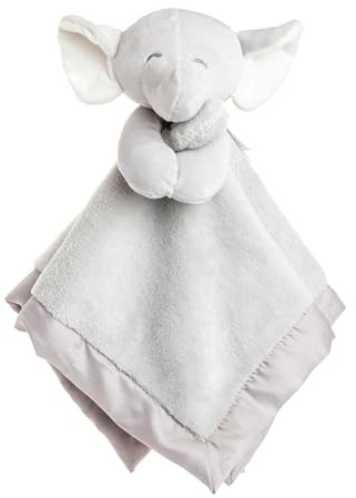 Kids Preferred Carter's Elephant Plush Stuffed Animal Snuggler Blanket - Gray