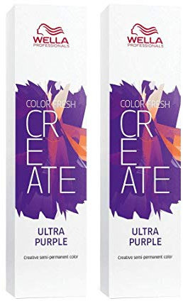 2 er Pack Color Fresh Create direktziehende Tönung Ultra Purple 60 ml
