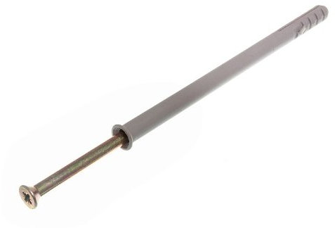 10 x Nylon Hammer im Rahmen Befestigungen Mauerwerk Dübel & Schraube M10 x 160 mm