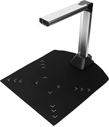 USB Document Camera, 5MP Folding Document Scanner with 4 LED Fill Lights, Portable Size Document Camera Scanner for Web Conferencing, Distance Education, Remote Working