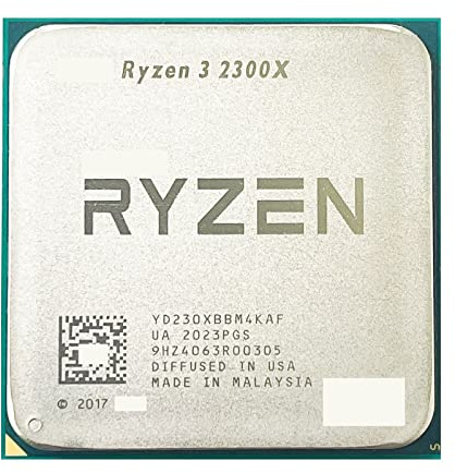 Ryzen 3 2300X R3 2300X 3,5 GHz procesador de CPU de cuatro hilos YD230XBBM4KAF Socket AM4 tecnología madura