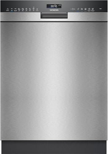 Siemens SN45ZS07CE, iQ500 Smart Lavastoviglie Sottopiano, larghezza 60 cm, Made in Germany, cassetto portaposate, extra silenzioso, varioCerniera, Zeolite, aquaStop, varioSpeed, illuminazione interna