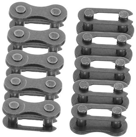 Hemobllo 20pcs Cycling Chain Repair Accessories Steel Connector Links Bike Chain Repair Link Easy Installation for Mountain and Road Bikes