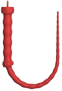 Kutocesy BDSM Azotes Látigo SM Azotador Y Látigos Silicona Bondage Paleta Sexual Cosplay Juguetes Sexuales Para Parejas (Red)