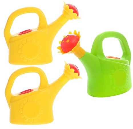 OFFSCH 3 Piezas Regaderas de Plástico para Juguete de Riego Infantil y Seguro para Jardín Baño y Actividades Educativas Casa y Exterior