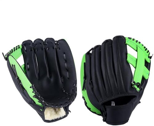 Baseballhandskar för barn, Softbollsvante för vuxna | Barn Ungdom Baseball Softball Singel Mitt Handskar - Bekväm baseball- och softballvante barn, ungdomar, vuxna, sport och professionell basebol