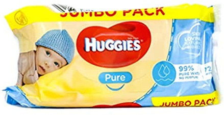Huggies Pure Baby Wipes, Pack of 72