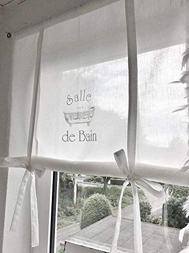 Shabby Raffrollo Salle de Bain Bad