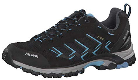 Meindl Damen Caribe GTX Schuhe, Schwarz/Azur, 42 EU