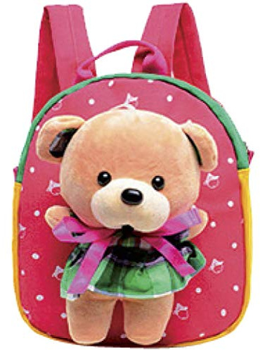 CEG Peluche barnryggsäck, 28 cm, 5 liter, rosa (rosa)