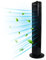 Prodex PX5229B Oscillating Tower Fan, 29 Inch, 3 Speed Settings, Oscillation Function, Bladeless Design, 40 Watts of Power, Overheat Protection, Black