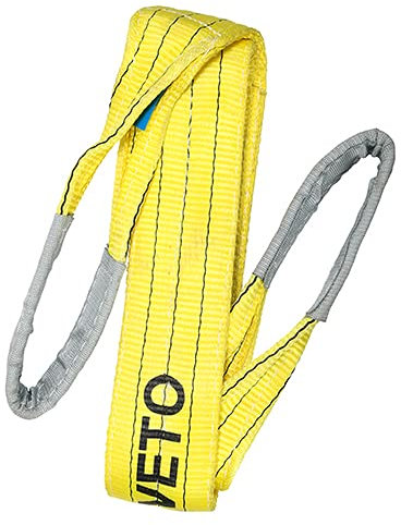 TIMCO Lifting Sling - 3000kg - 3 Tonnes - 2m x 90mm - Yellow