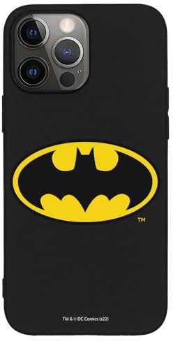Personalaizer Custodia flessibile di colore nero compatibile per iPhone 15 Pro MAX di Batman