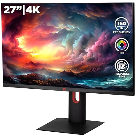 Konix Écran Gaming Stormfury 4K 27 PC, PS5, Switch 2, Xbox - Ultra HD 2 160 px - 160 Hz - 1 ms - FreeSync - 2 x HDMI 2.1 - DisplayPort - Dalle IPS