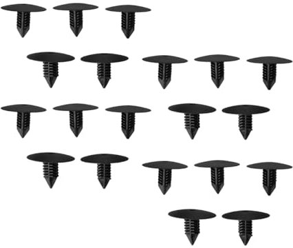 JNNJ 20 Pièces Garniture Porte Automobile Universelle, Clips De Fixation De Voiture Pour Les Pare-Chocs Ailes Et Portes, Clips Fixation Voiture En Plastique Accessoires Automobiles Universels