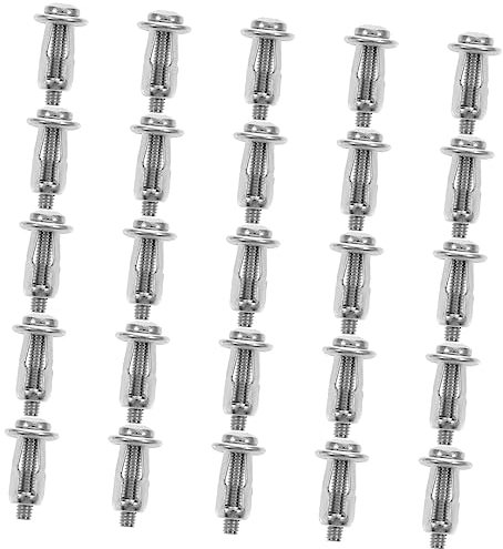 ULTECHNOVO 50stücke Hohlraumdübel Teilig Blütenblattmutter Expansion Dübel Für Hohlwände Installieren Hohe Tragfähigkeit Für Türanker Wohn Und Gewerbegebäuden