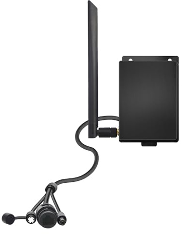 Hotspot Portable 4G, Routeur 4G Extérieur étanche Plug N Play Haute Vitesse pour Caméra IP, Prend en Charge Le Chargement IPC, Vitesse LTE Rapide, Contrôle Facile, Haute sécurité