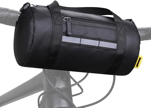 ENJOHOS Bike Waterproof Handlebar Bag, 2.5L Multifunctional Cycling Bag for MTB and Road Bikes