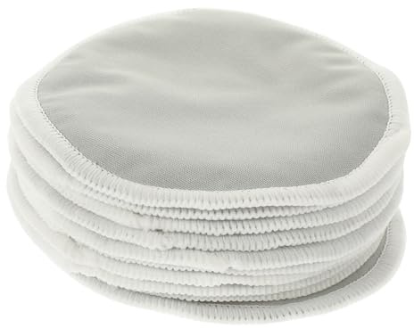 ERINGOGO 10 Teiliges Waschbare Stilleinlagen aus Saugfähigem Atmungsaktivem Material Wiederverwendbare Brustpads für Komfortables Stillen und Zuverlässigen Auslaufschutz Leicht und