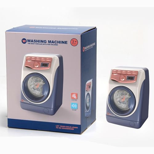 Goshyda Rollenspielgerät, Sicheres Lernspielzeug für , Hochwertiges Mini-Gerätespielzeug aus Kunststoff für Fantasievolles Spielen, Kleinkinder, Tragbar für den Urlaub (Waschmaschine (0,3 kg/0,66 lb))
