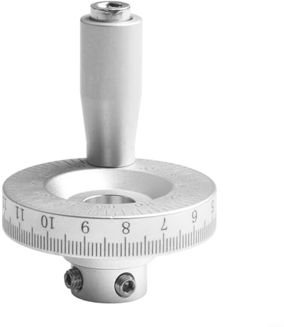 Drehmaschine aus Aluminiumlegierung mit mehreren Innenlochoptionen, präzise gravierte Skala und Oxidationsbehandlung für verbesserte Haltbarkeit in Werkstätten (12 mm)