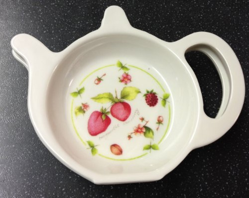 Strawberry & Fruit Melamine Teabag Tea Bag Holder