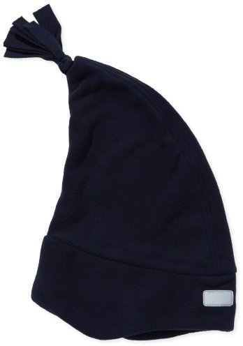 Playshoes Bambini Unisex Pile-Mütze Wintermütze, Berretto a Punta Marine, 55cm