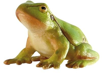 Bullyland 68401 - Spielfigur Laubfrosch, ca. 5,7 cm große Tierfigur, detailgetreu, PVC-frei, ideal als kleines Geschenk für Kinder ab 3 Jahren, Grün