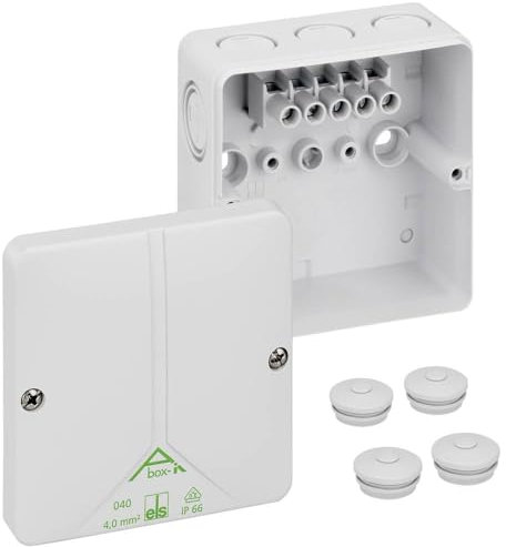 Spelsberg Abox-i Anschlussdose m 040-4² 50140401 (L x B x H) 94 x 94 x 56 mm, grau, IP66