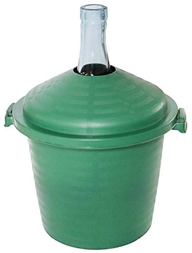Glasballon Gärballon Weinballon im Plastikkorb 10l neu