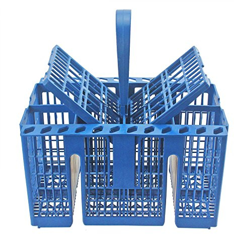 Spares2go Panier à couverts universel pour lave-vaisselle Hotpoint compatible avec Indesit Whirlpool C00257140 (poignée amovible, bleu)