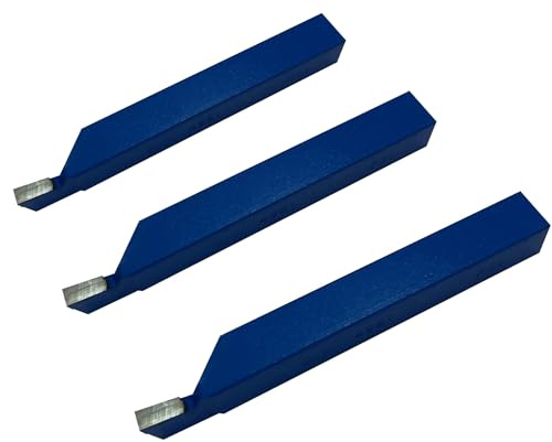 CNC QUALITÄT SET Drehstahl - 3 Stück Abstechstahl - Drehmeißel 12x12 mm