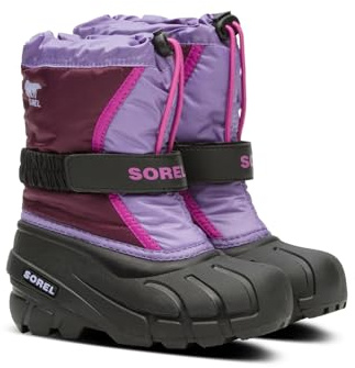 Sorel unisex – barn Flurry Boot Vinterkängor, Purple Dahlia Paisley Purple Toddler Collection 2023, 26 EU