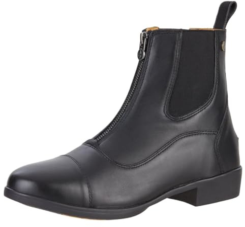 SUEDWIND FOOTWEAR Reitstiefeletten Advanced II FZ – Schwarz – Gr. 35-46 | Damen Schlupf-Stiefeletten mit Reißverschluss vorn – Chelsea Boots aus Rindleder – OrthoLite-Sohle