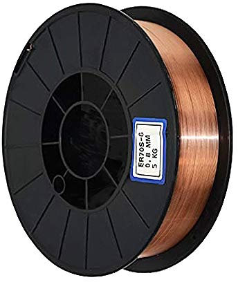 MIG MAG Schutzgas Schweißdraht ER70S-6 - Stahl - Drahtrolle D200/S200-5kg - 0.8mm Durchmesser - VECTOR WELDING