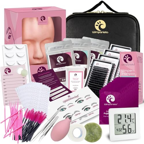 Wimpanista® 26-teiliges Wimpernverlängerung Set 1:1 Ausbildung & Schulung