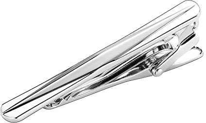 Krawattennadel Gravur, Krawattennadel Silber Edelstahl Verneigung Krawattenklammer Tie Clip 5CM Schmuck Geschenke