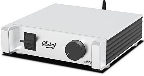 SABAJ A20a 2022 Versión Amplificador de Potencia MA5332M Chip,350 W,Clase D,Bridge Tie Load Ofrece XLR y RCA Bluetooth 5.0/XLR/RCA Entradas