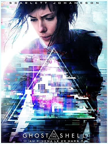 Générique GHOST IN THE SHELL Kinoplakat, Original, 156 x 116 cm, gefaltet, Scarlett Johansson Preventive