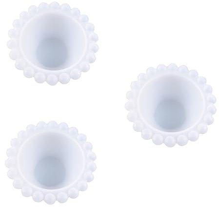 COHEALI 3stücke Diy Silikon Saucer Form Kreative Epoxidharz Gießform Für Transparente Hochglänzende Blumenrand-teller Wiederverwendbar Und Leicht Zu Reinigen Für Bastelarbeiten Und